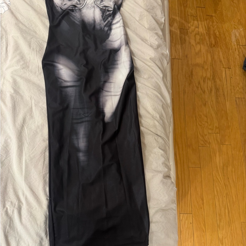 Bershka Monochrome Bodycon Dress